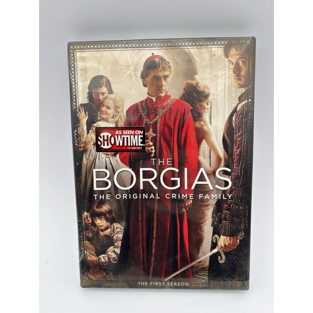 New. The Borgias DVD TV Series Season 1 Jeremy Irons. Sealed